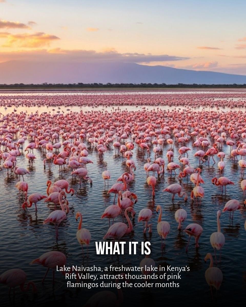 Flamingos at Lake Naivasha